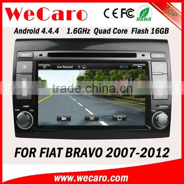 Wecaro Touch Screen WIFI 3G Car Dvd Player for Fiat Bravo Android 4.4 Radio Gps Navigation Multimedia System 2007 -2012 photo-4