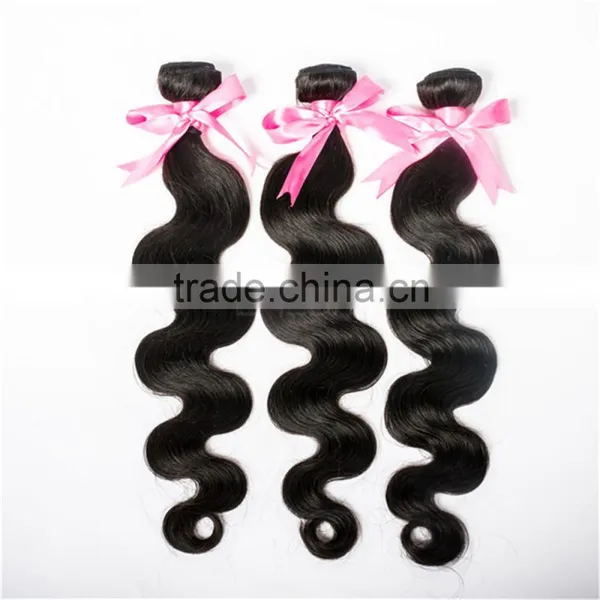 WJ001 Brazilian 100 Unprocessed Virgin Body Wave Hair Natural Black Supplier's Choice photo-3