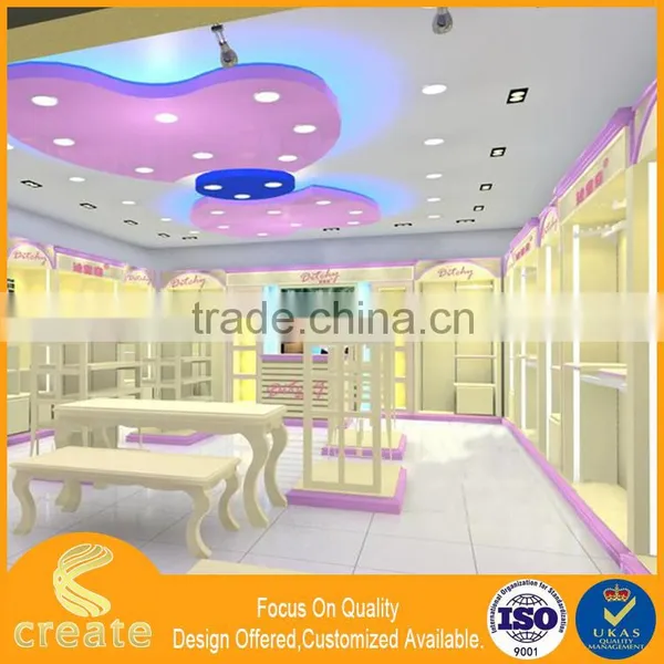 New Arrival Display Showcase for Child Garment,shopping Mall Furniture for Children&teenagers Clothers Displaying photo-3