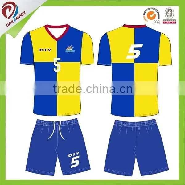 2015 New Style Custom Sublimation High Quality Black Green Soccer Jersey Wholesale photo-5