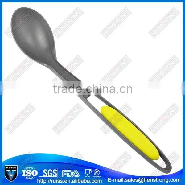 Wholesale Kitchen Utensils Non-stick Nylon Fishing Soup Spoon photo-4