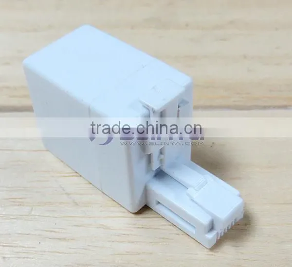 UK TELEPHONE PHONE BT PLUG TO RJ11 SOCKET ADAPTER CONVERTER MODEM FAX photo-2