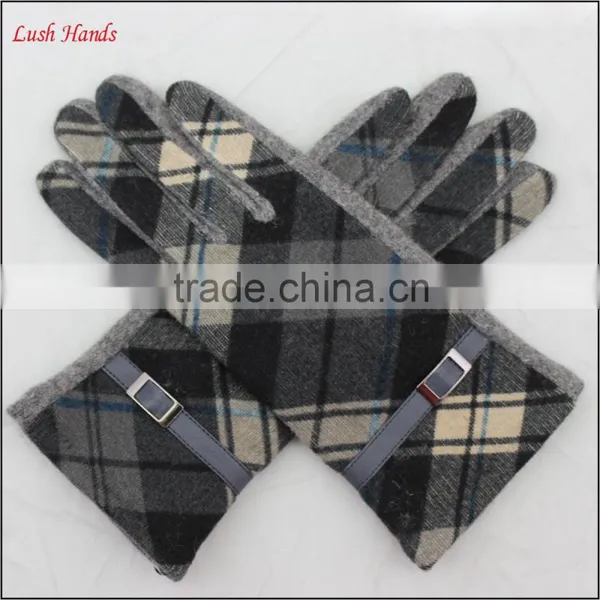 Ladies Wholesale Woolen Top Hand Gloves Women With Belt photo-6