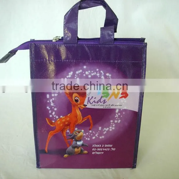 Eco-friendly Non Woven Zipper Bag,2013 Recycled Eco Non Woven Zipper Bag for Promotion
