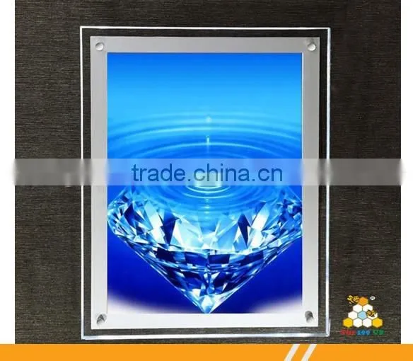 Factory Manufacturing Slim Acrylic Crystal Light Frame photo-4