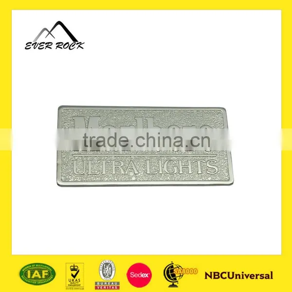 Hot Selling New Fashion Square Popular Bag Accessory Metal Label in China photo-3
