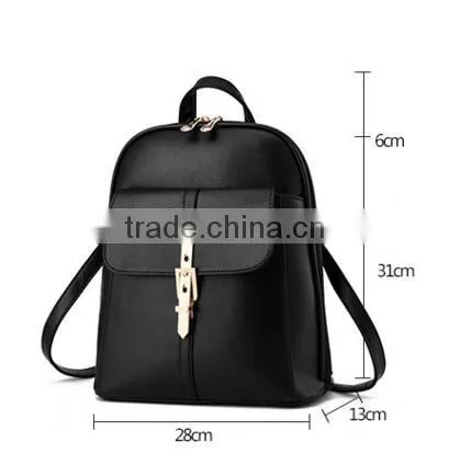 Leisure Shoulder School Backpack Korean Women Fashion Bag photo-6