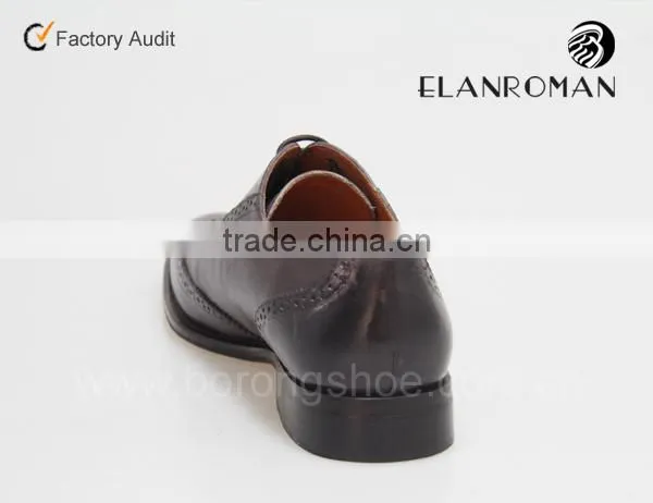 Business Men Wingtip Shoes Classical Brogue Shoes Men photo-4