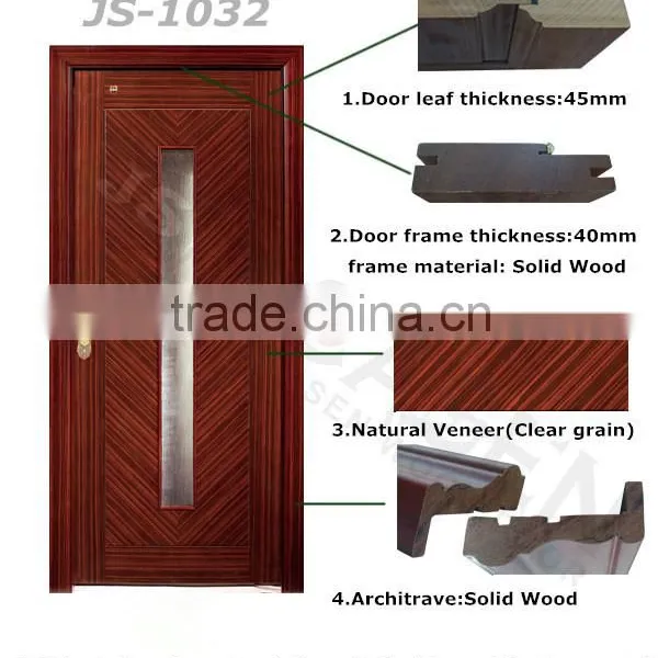 Top Fashion New Design Entranc Glass Door House Doors in Guangzhou With Good Price photo-2