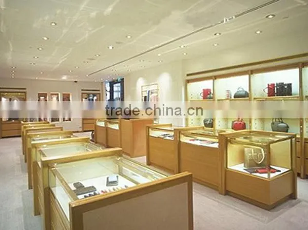Shopping Mall Advertising POP Wooden Display Rack Sheft Make in China Factory photo-2