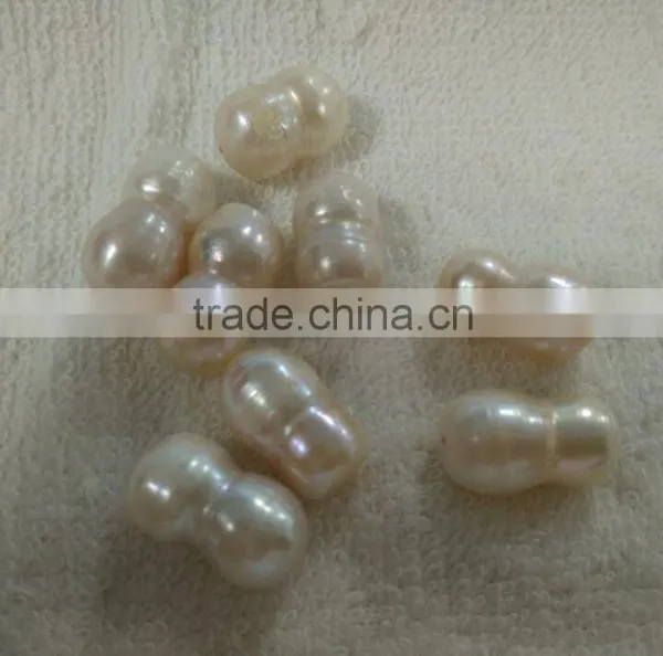 Chinese White Freshwater Pearl Powder Strand photo-4