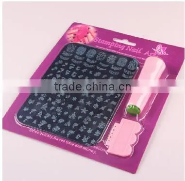 manufacturer nail art stamping plate /nail art scraper set