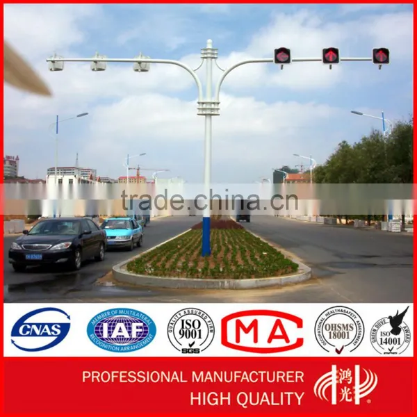 10M Hot Sale Traffic Light Pole for Road With Powder Coated