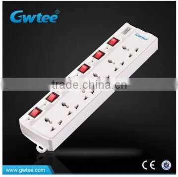 4-way Universal Extension Socket With Cable,power Board Outlet photo-3