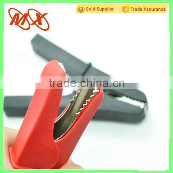 Red or Blake High Quality Algator Clip Battery Clalimp With Rubber Insulator photo-4