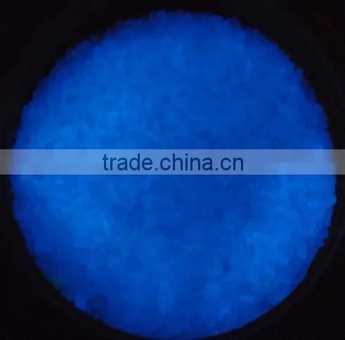 Glow in the Dark Aggregate, Glow Aggregate in the Dark, Sky-blue Gravel photo-2