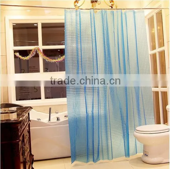 3D EVA Mildew Custom Waterproof Bathroom Shower Curtain photo-5
