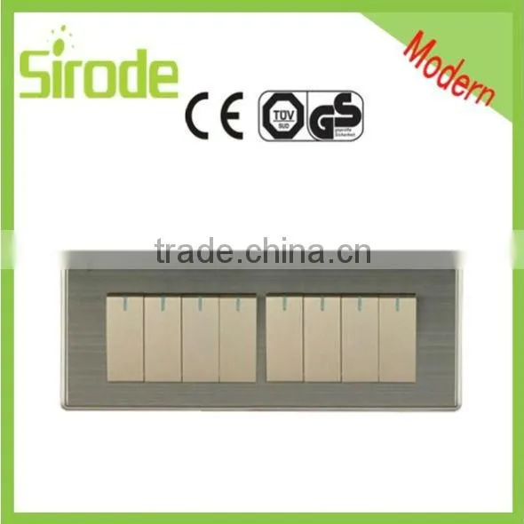 High Quality PC/ABS Plastic Panel Switching Electrical Switched Sockets photo-3