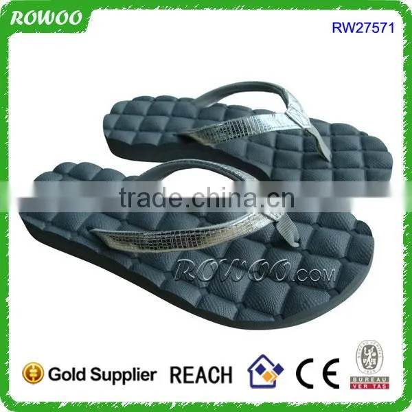 New Sexy EVA Women Flip Flops With PU Strap And Massage Sole photo-3