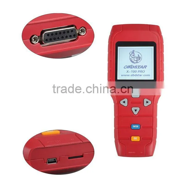2016 Original OBDSTAR X-100 X100 PRO Auto Key Programmer (C+D+E) Including EEPROM Adapter for IMMO+Odometer+OBD+EEPROM photo-4
