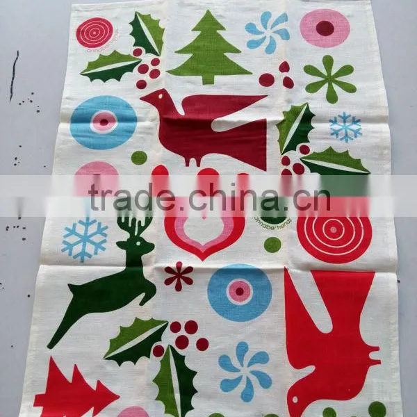 Kitchen Linen Tea Towel for Promotion and Giftkitchen Printed Tea Towel for Home Decoration Grenada Design photo-3