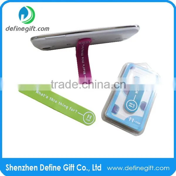 Multi Functional Magnetic Smartphone Stand Silicone Clip Cable Tie photo-4