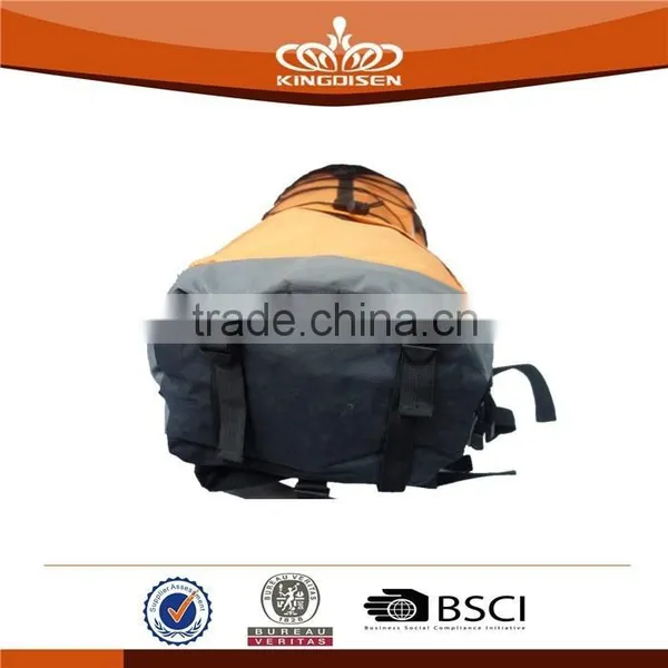 Orange Yellow Waterproof PU Hiking Backpack photo-6