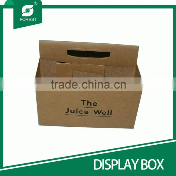 CHINA FACTORY SUPPLIER CUSTOM MADE BROWN PAPER DISPLAY BEER BOX SIX WINE BOTTLES HOLDERS photo-4