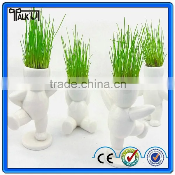 Hot Sale Little Man Plant Grass Head Man/Grass Doll/Little White Man