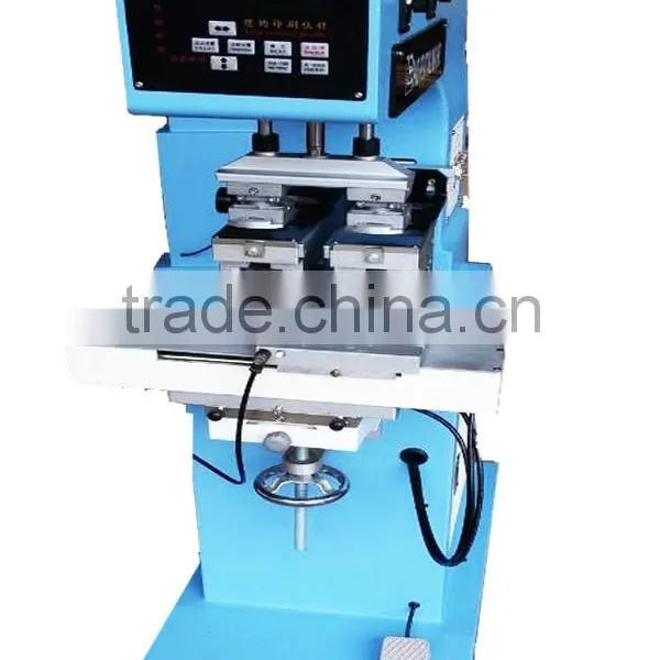 Two Color Closed Pad Pringting Machine Closed Ink Cup Tampogrifa Pen Printer LC-PM2-100T photo-4
