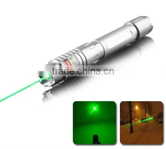 300mW Long Distance Green Laser Pointer on off Switch For Military