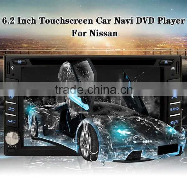 Winmark Car DVD GPS Player Radio 6.2 Inch Double Din With Touch Screen For NISSAN TIIDA 2004-2010 Universal