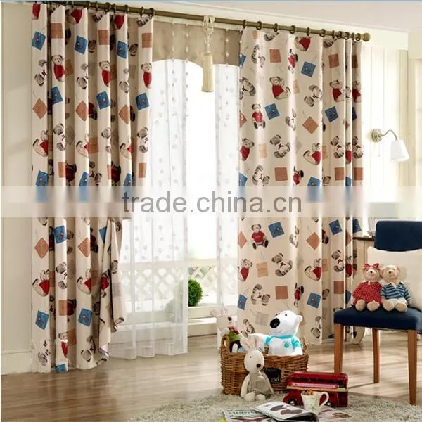 100% Polyester Floral Chinese Style Curtains photo-4