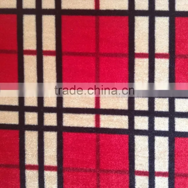Ripstop Printed Sheen and Elastic Korean Velvet Fabric photo-2