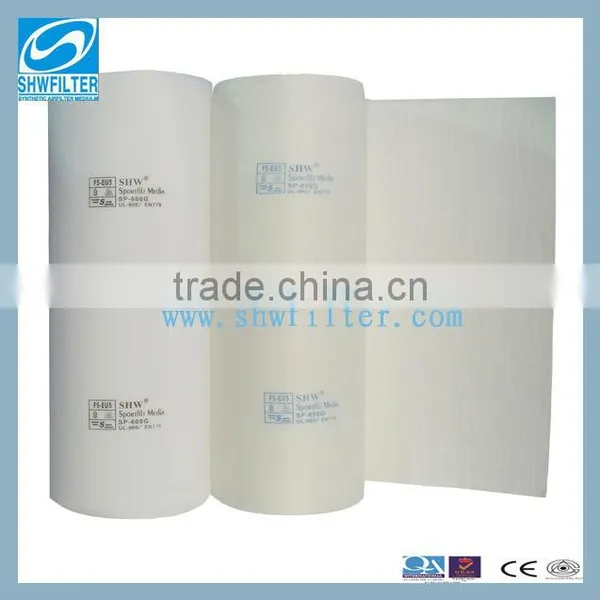 Ceiling Filter for Spraybooth Factory