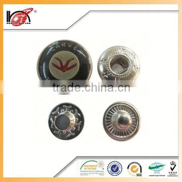 Western Metal Buttons Lead Free Snap A/Silver Button photo-6