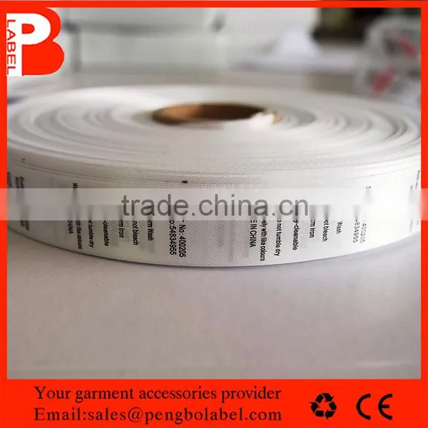 Printing Nylon Care Label for Garment From China Supplier photo-5