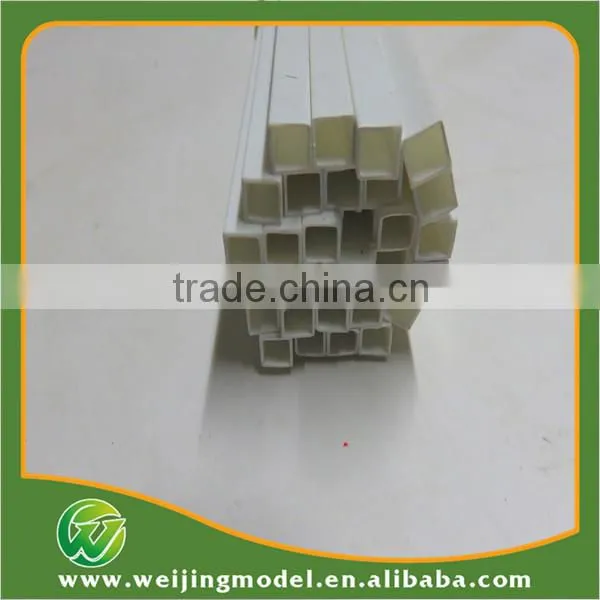 Model Square Tube in Plastic Profile for Architecture Model DIY Maker