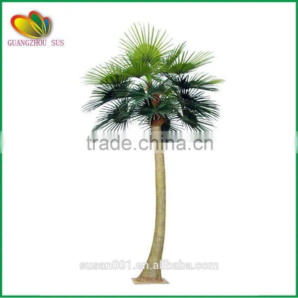 Hot Sale Artificial Fan Palm Tree Indoor Home Decor Artificial Palm Tree photo-2