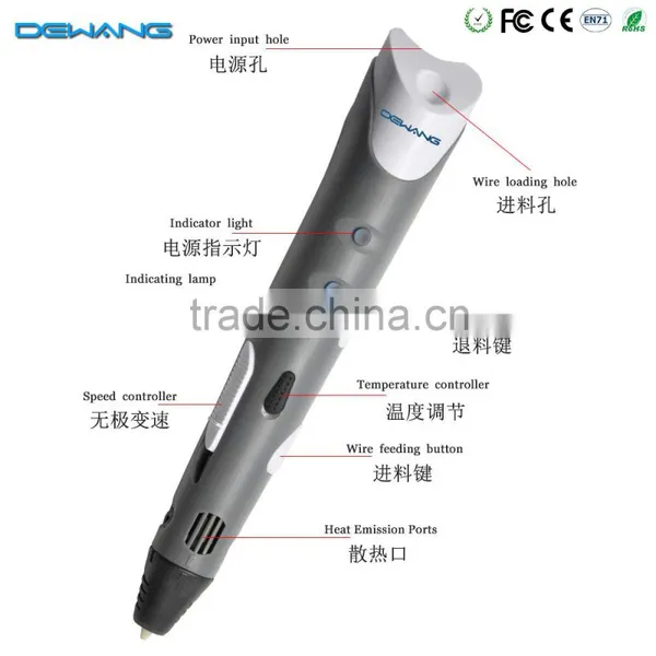 China Direct Manufacture New Creative Product Gifts & Crafts Semi-Automatic 3D Pen Quality Choice photo-4