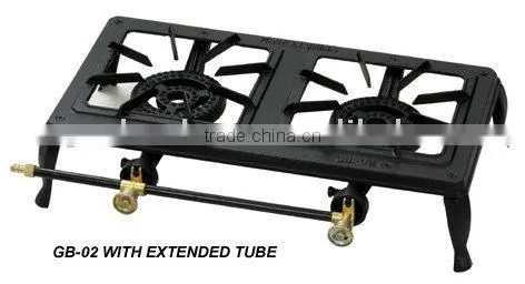 Double cast iron cooker
