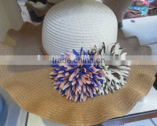 2015 The Newest Hot Sell Women Short Brim Straw Hat photo-6