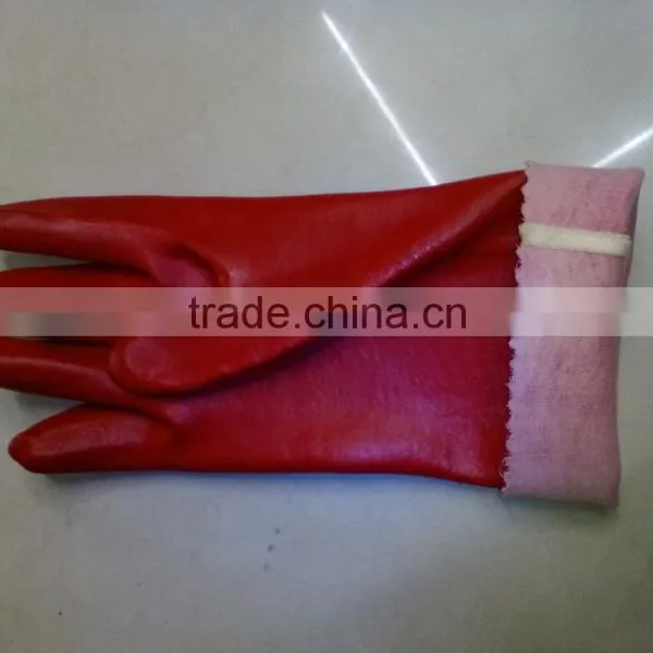 PVC Red Gloves China Supplier photo-3