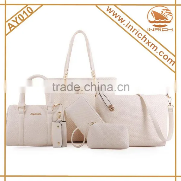 Best Seller New Pattern 6pcs Synthetic Leather Ladies Handbag Online Shopping Quality Choice Most Popular photo-4