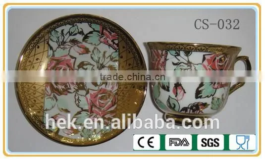 Ceramic Bone China Cup and Saucer photo-3