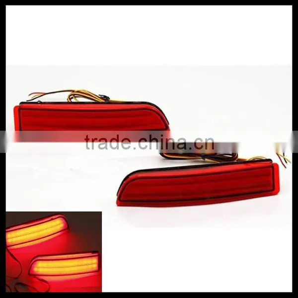 Red Rear Led Bumper Reflector Tail Brake Stop Beacon Warning Light Lamp for Toyota Rav4