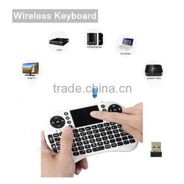 for Android Pad TV, Xbox, PS3, HTPC/IPTV, Mini 2.4GHz Wireless Touchpad Keyboard photo-5