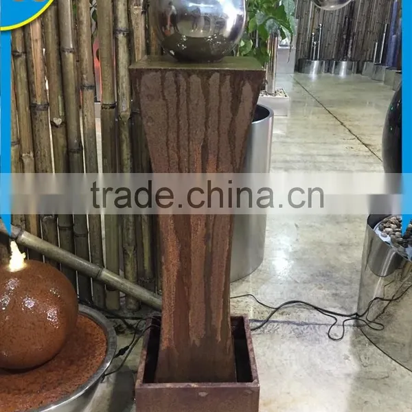 Garden Indoor Ball and Brown Stainless Steel Drinking Water Fountain Most Popular