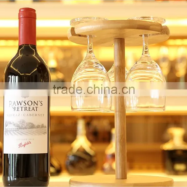 Bamboo Wine Cup Rack photo-2