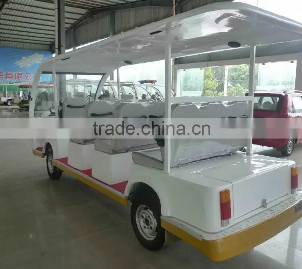 China Beautiful Design Electric Sightseeing Car!!! Bilayer Laminated Glass,wearproof and Anti-skidding photo-4